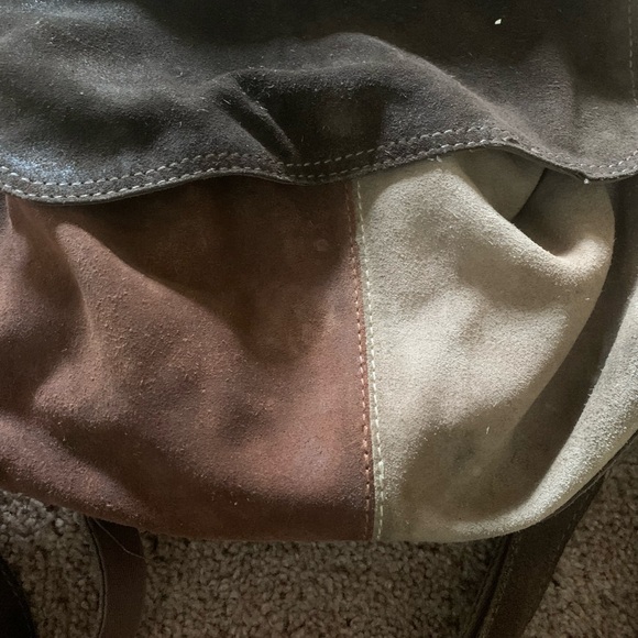 Free People Black and Brown boho Backpack - Picture 3 of 16